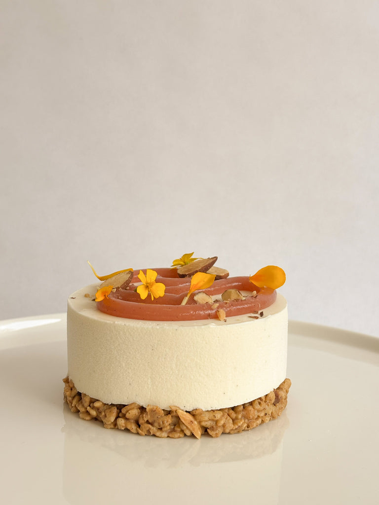 Mousse pomme, amande & vanille