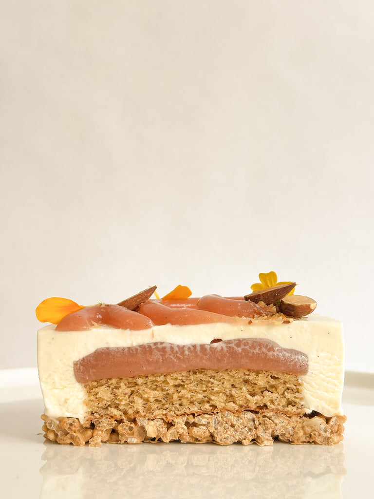 Mousse pomme, amande & vanille