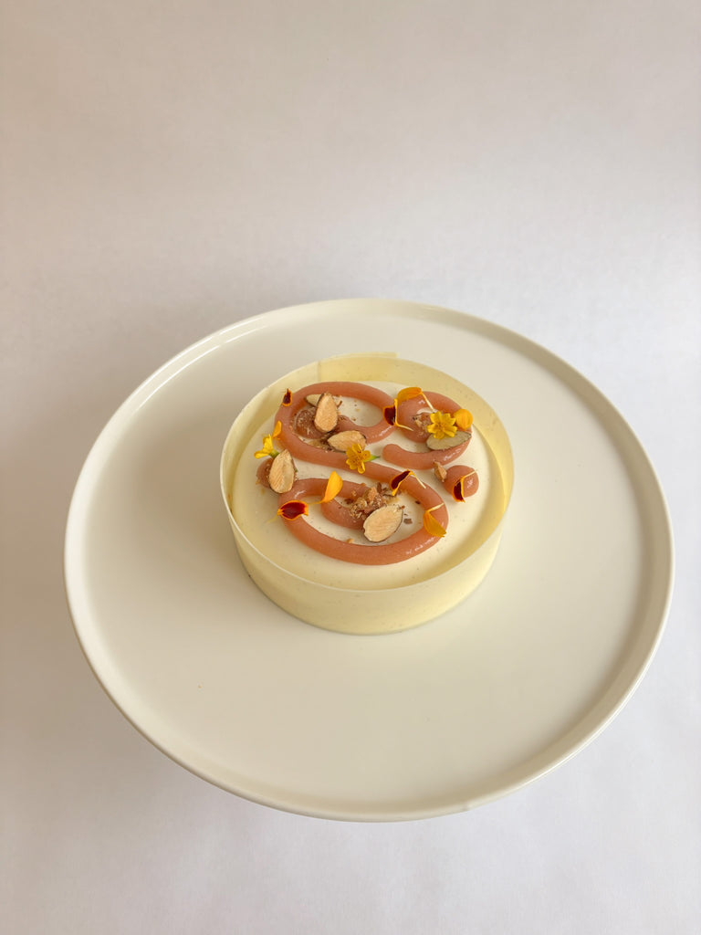 Entremet pomme, amande & vanille