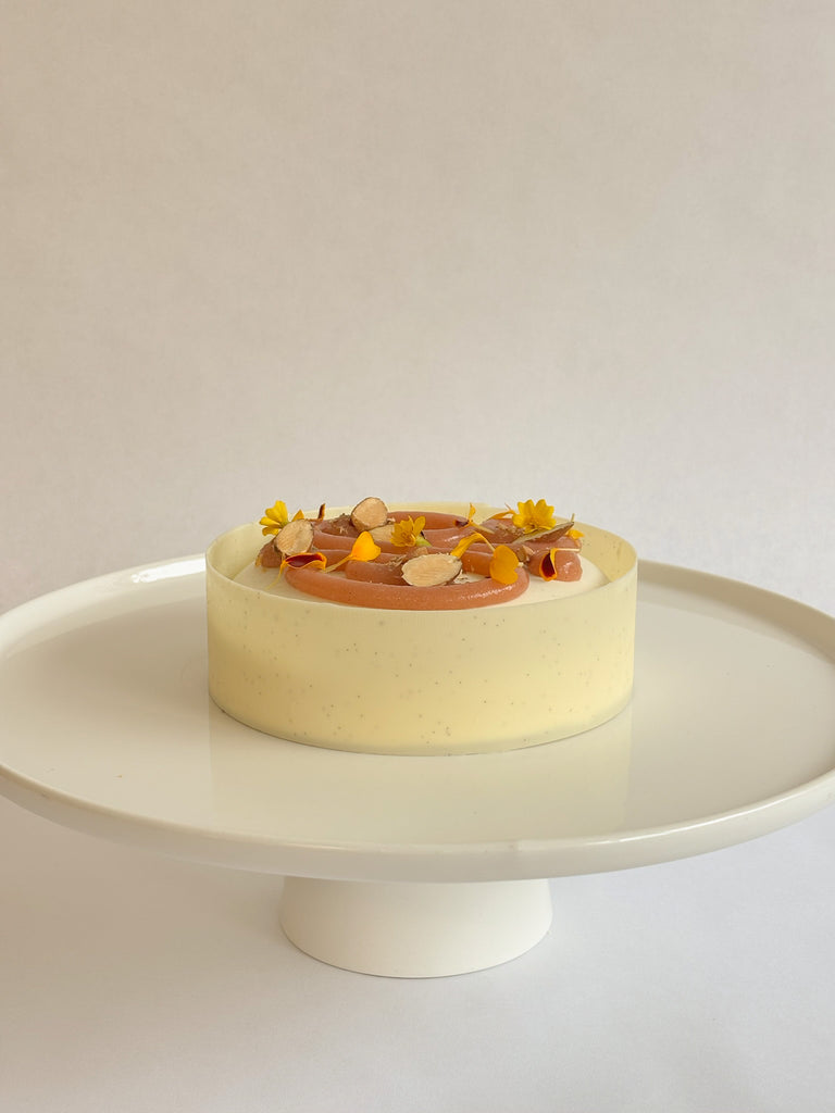 Entremet pomme, amande & vanille