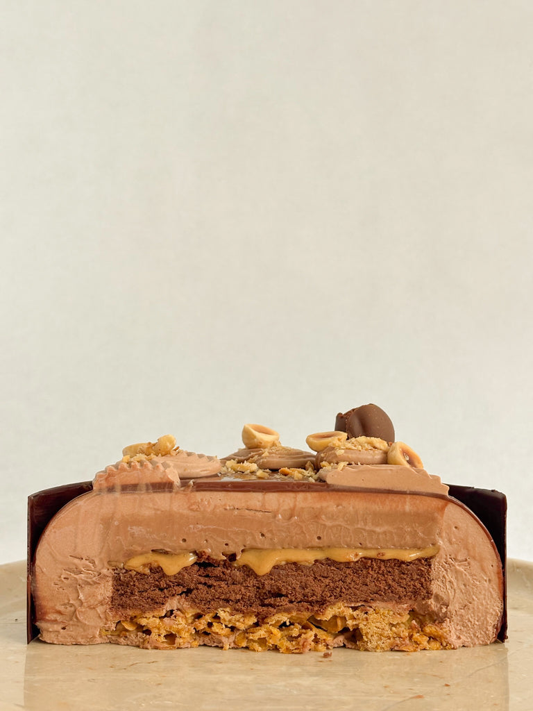 Entremet Hukambi et noisette